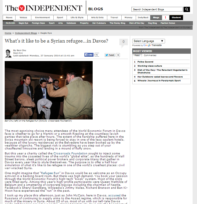 The Independent Jan 2014