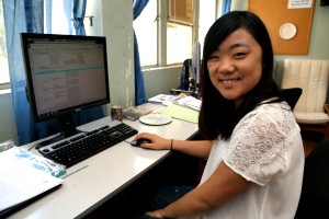 Intern Monica helped manage a programme to distribute computers to Hong Kong NGOs