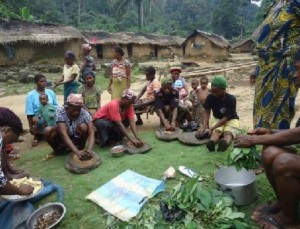 Women cooking class