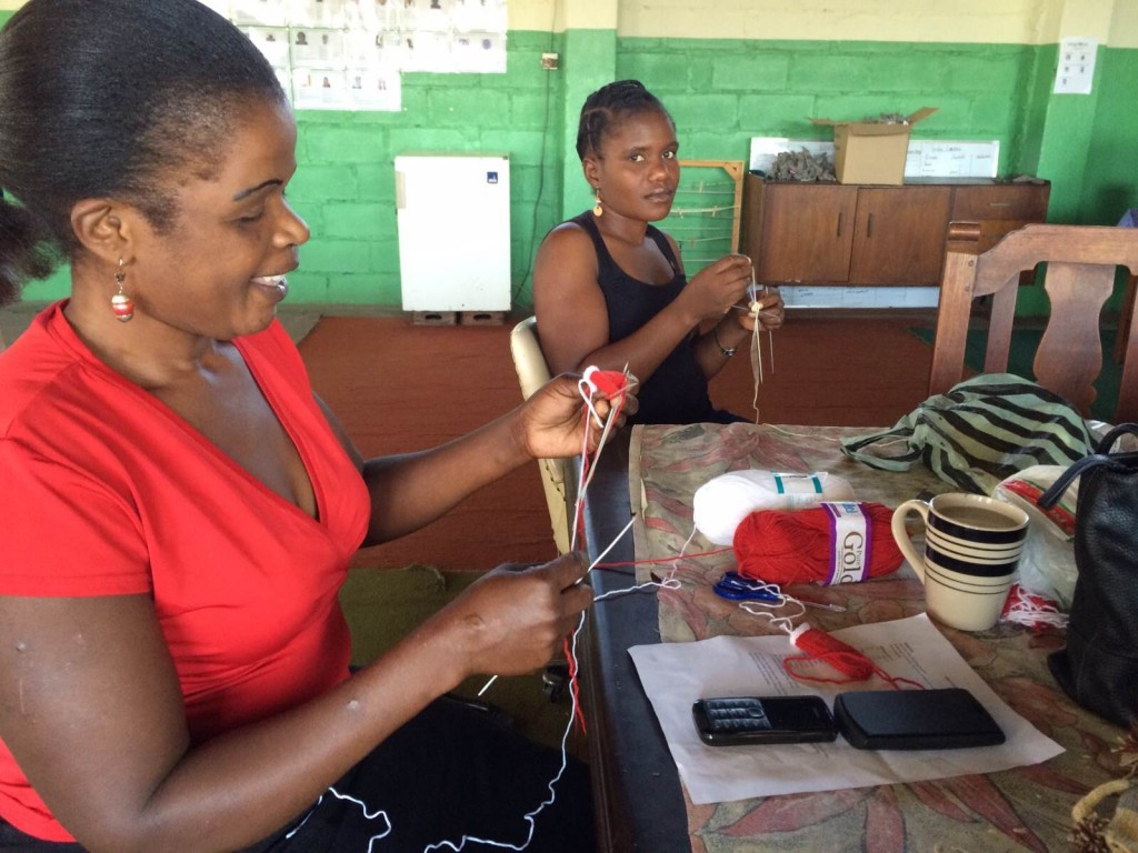 Zimbabwe grannies knitting hope