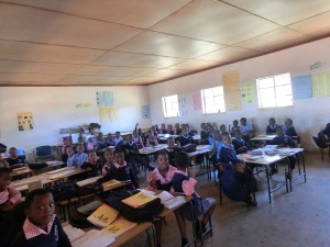 Crossroads also invested in Leribe’s schools, with desks, chairs, and educational equipment and supplies.