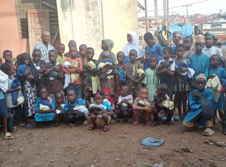 Matching school uniforms from UK to Nigeria